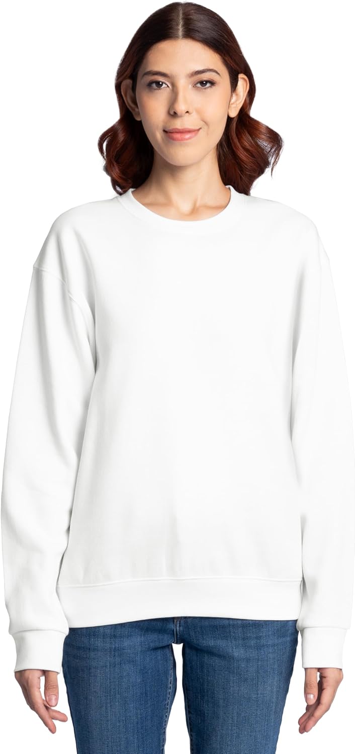 Men'S Eversoft Fleece Crewneck Sweatshirts, Moisture Wicking & Breathable, Sizes S-4X